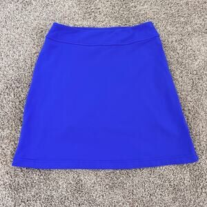 Athleta Knee-Length Skort Royal Blue 19" Women's Medium Tall Golf Sportswear